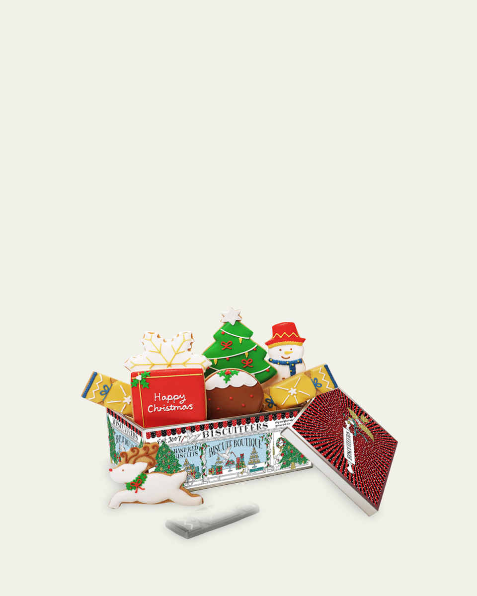 Happy Christmas Biscuit Tin, 5.6 oz.